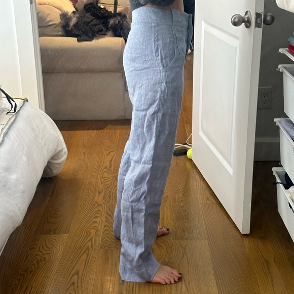 Maryam Nassir Zadeh x J.Crew dual-tone linen trousers - Picture 3 of 8